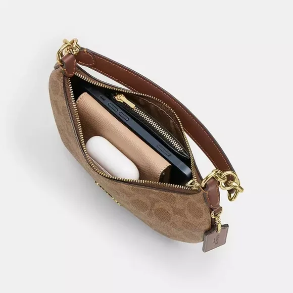 New! Coach Mini Payton BagIn Signature Canvas - Picture 4 of 8